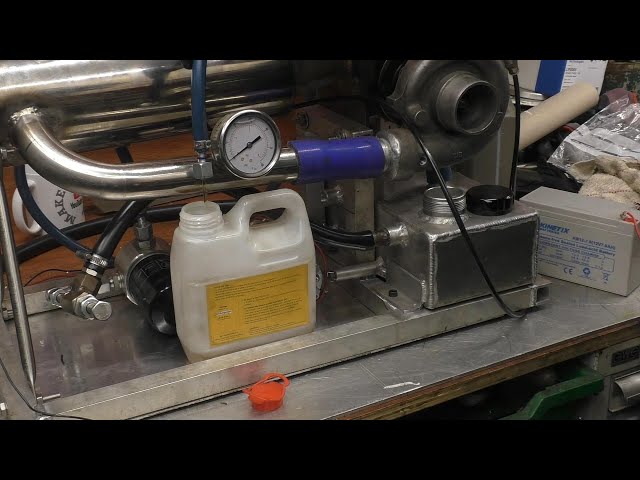 DIY Gas Turbine P15 oil test