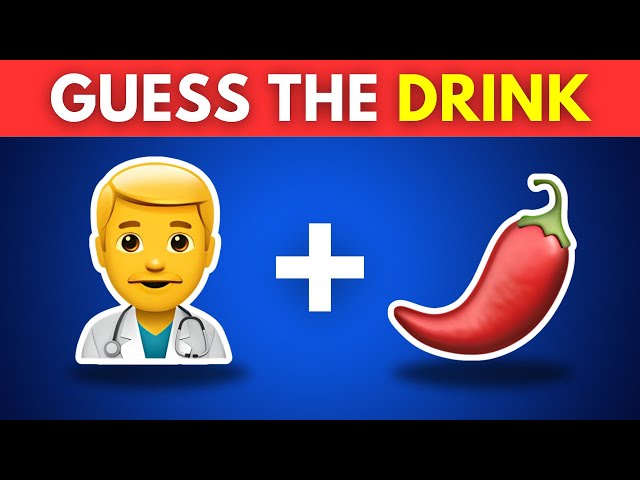 Guess The Drink By Emoji | Emoji Quiz