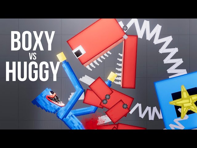 Project : Playtime#2 Boxy Boo vs Huggy Wuggy - People Playground 1.26 beta