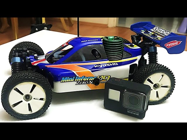 1/16 Scale Kyosho Mini Inferno Half 8 Nitro RC Buggy - First Look