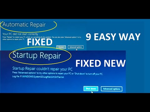 windows 10 Automatic Repair Loop, Startup repair could not repair your PC, 9 Easy Way Fixed 2020
