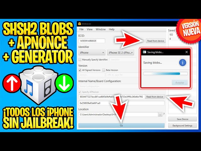 3 CLICKS TUTORIAL ✅ iOS DOWNGRADE! Save your SHSH NOW on any iPhone / iPad (BlobSaver 3)