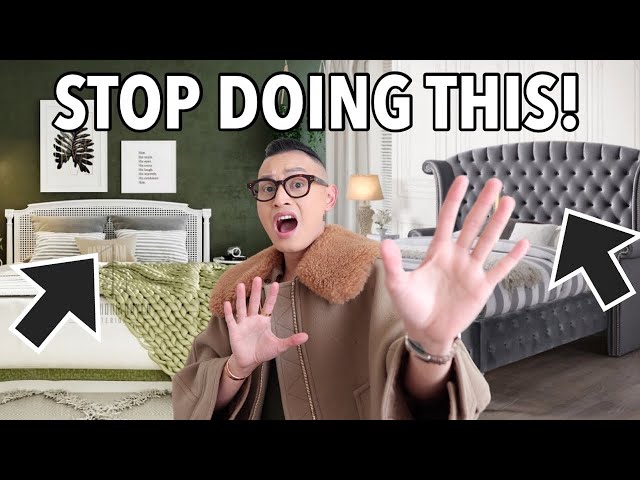 STOP DOING THIS TO YOUR BEDROOM! | THE WORST BEDROOM DESIGN MISTAKES