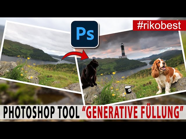 Photoshop KI Update "Generative Füllung" - verrückt jetzt einfach wirklich alles in Fotos einfügen