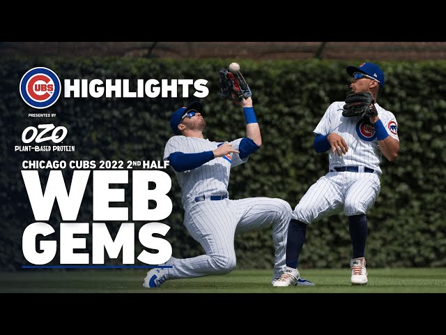 Cubs 2022 Defensive Web Gems of the Second Half | Amazing Catches, Tags and Other Defensive Plays
