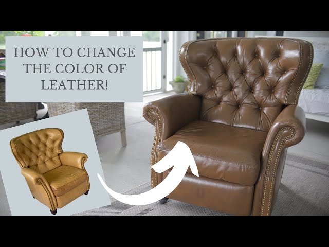 How to Change to Color of Leather | Leather Dyeing Technique