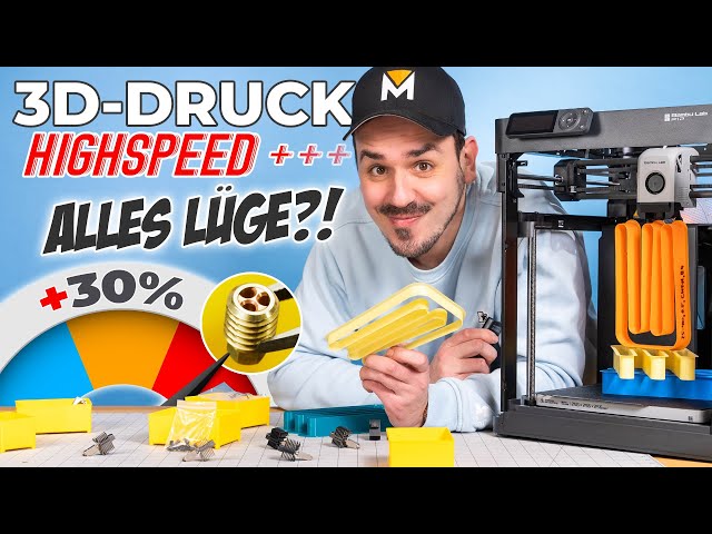 3D-Drucker SPEED erklärt! 30% schneller drucken! (inkl. Bambu CHT Guide)