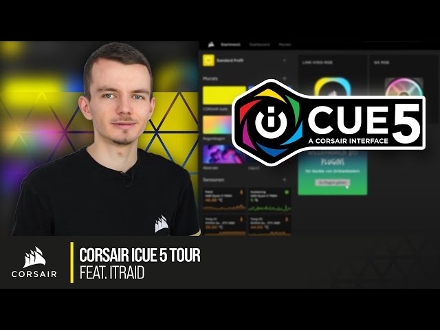 CORSAIR iCUE 5 erklärt! RGB & System-Software feat. @ITRaidDE  💡