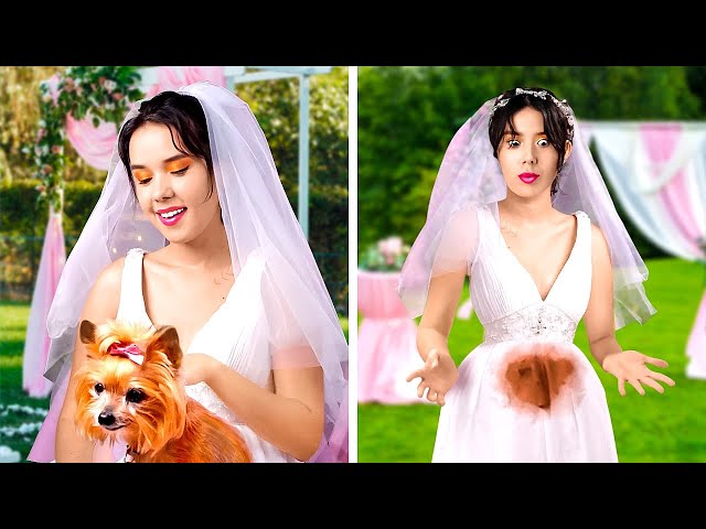 OH NOO! What A Clumsy Bride 👰✨ Life-Saving WEDDING Hacks