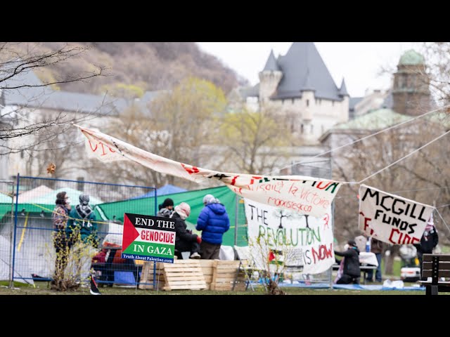 Students vow to 'stand their ground,' show solidarity with Palestinians at McGill encampment