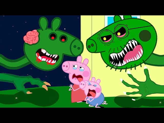 ZOMBIE APOCALYPSE - Mummy Pig & Daddy Pig Turn Into ZOMBIE ?? | Peppa Pig Funny Animation