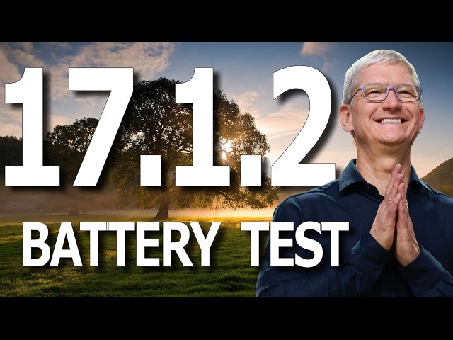 iOS 17.1.2 Battery Life / Battery Drain / Battery Performance Test.