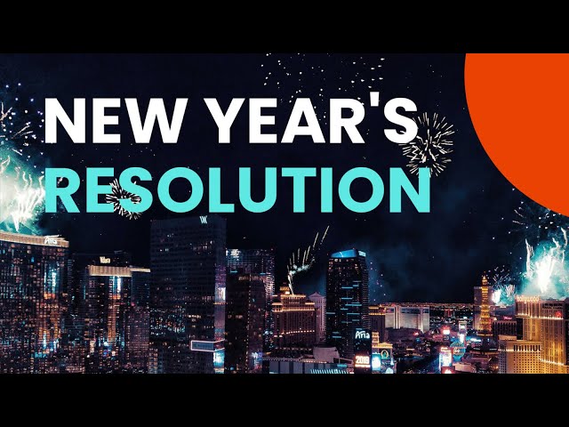 New Year's Resolution Video Template (Editable)