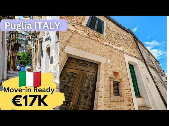 Super Cheap Move in Ready Home in PUGLIA ITALY in Gorgeous Historical Centre Close to Sea + Services
