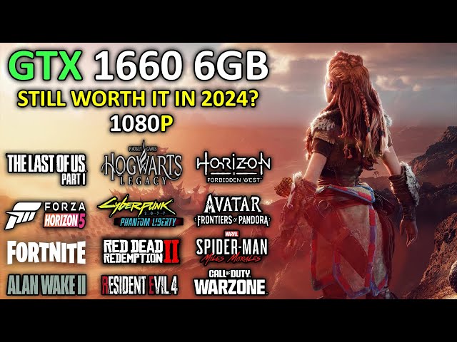 GTX 1660 6GB in 2024 | Test in 25 New Games | 1080p | Detailed Test 🔥