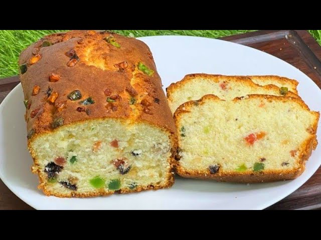 Bakery Style Fruit Cake Recipe ❤️ |  Soft, Spongy and Delicious Fruit Cake 🍰 | Vanilla Fruit Cake