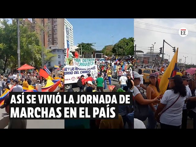 Marchas en Colombia: así fue la jornada en Medellín, Cali y otras ciudades | El Espectador