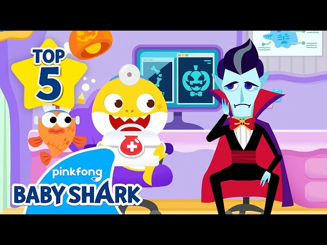 Spooky! Monsters Visit Baby Shark Doctor | +Compilation | Hospital Play | Baby Shark Official