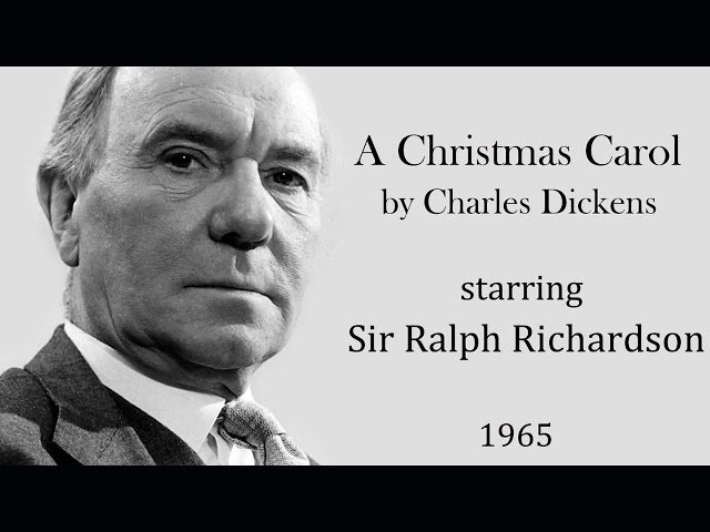 A Christmas Carol by Charles Dickens - Radio drama starring Ralph Richardson  (1965)