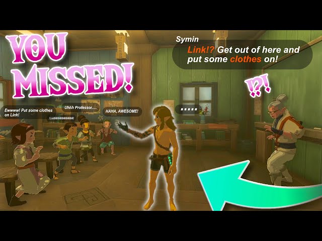 No Clothes Link?! 14 MORE Crazy Details You MISSED In Zelda: Tears of the Kingdom!
