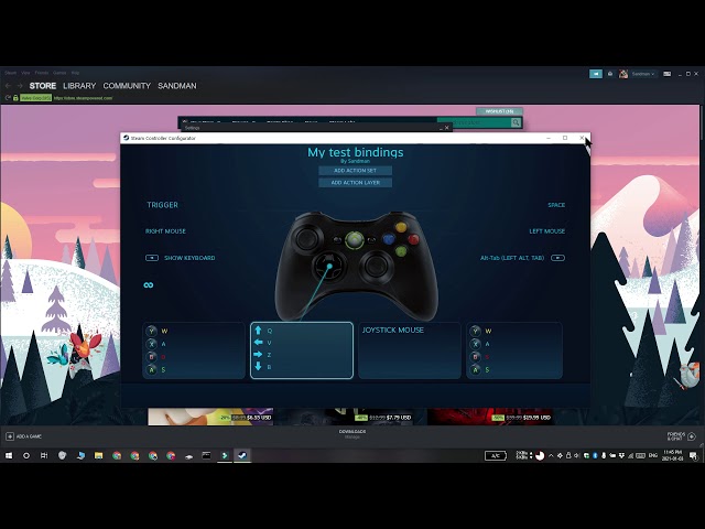 How to map a controller to keyboard keys on Windows 10