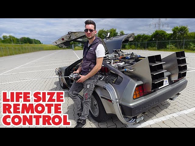 Life Size Remote Controlled DeLorean Replica
