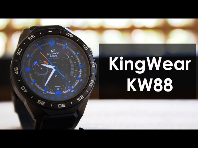 KingWear KW88 Review Battery test, a High Quality Budget Android Smartwatch Under 100$ !!
