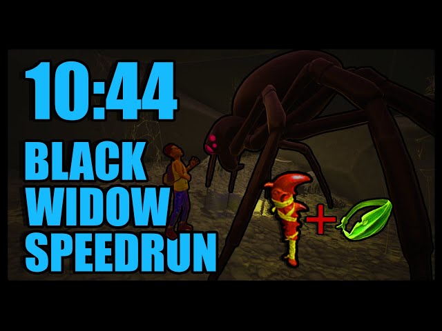 Black Widow Speedrun in 10:44! || Grounded 1.0 || Former World Record ||