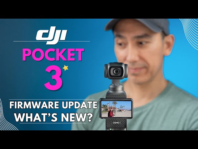 DJI OSMO POCKET 3 Firmware UPDATE, New Features! How to Update Firmware