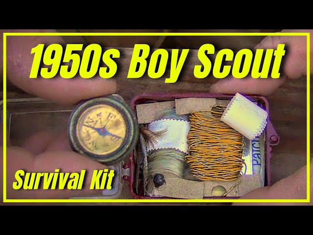 1950s Boy Scout Survival Kit! [ LitePac ]