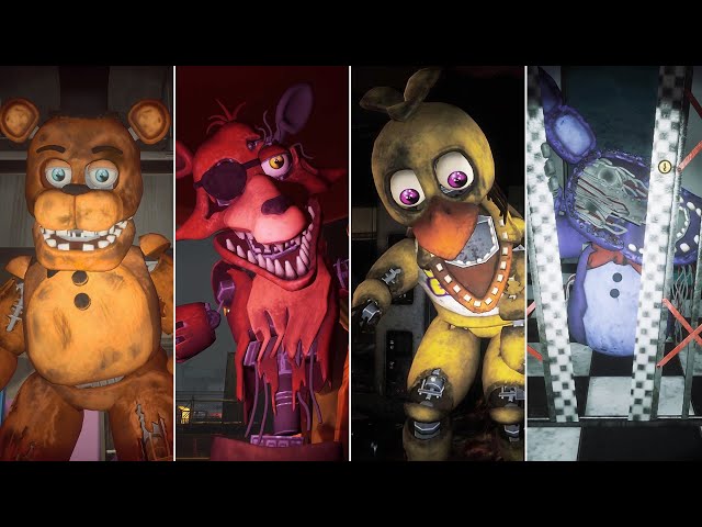 FNAF Security Breach RUIN - Withered Animatronics