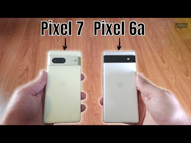 Google Pixel 7 vs Google Pixel 6a