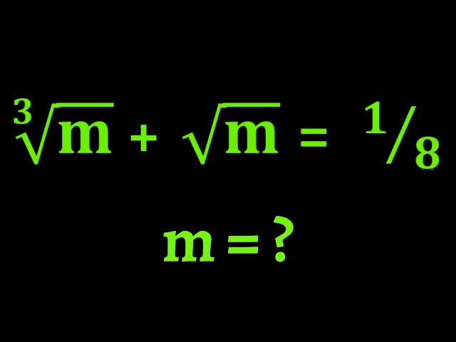 Math Olympiad Algebra Problem Solving Tricks | Radical Equation Simplification | Find "x" ?