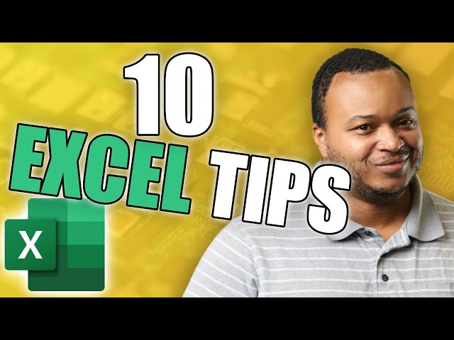 10 Microsoft Excel Tips and Tricks for Beginners