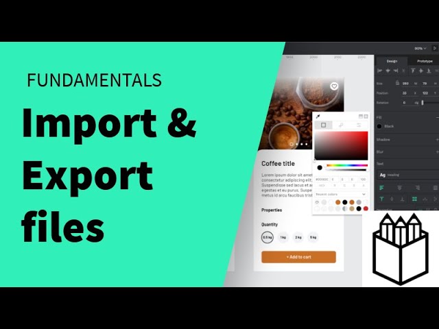 Export & import files - Penpot Fundamentals
