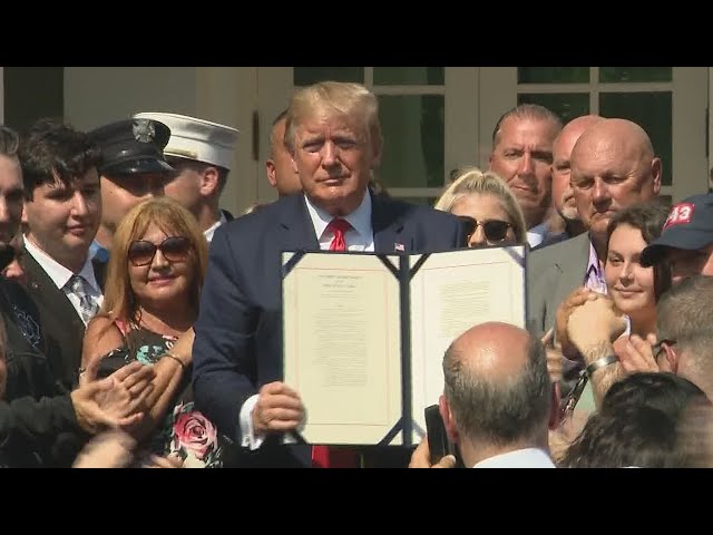 Trump signs bill to make 9/11 first responders victims' fund permanent: full video