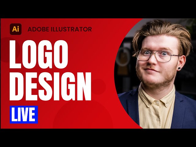 🔴 LIVE Logo Design in Adobe Illustrator
