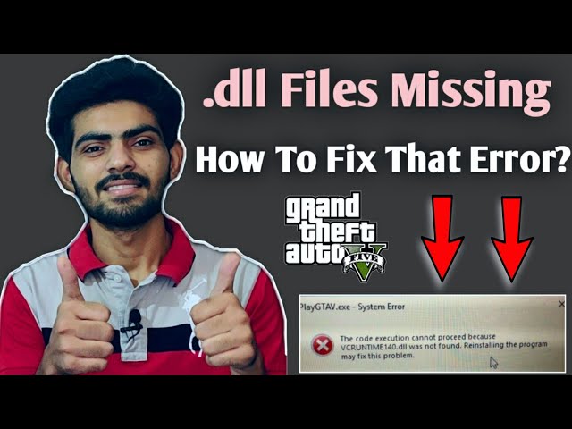 How To Fix .dll Files Missing Error in GTA 5/GTA V - Epic Games Store Version - [Step By Step]