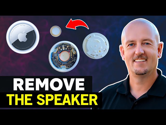 [How To] Remove the speaker from an Apple Airtag.