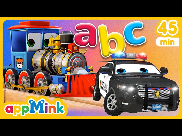 🚂🔠 Choo-Choo ABC Adventures! 🎶Steam Train Builder🚗🔤 #appmink #nurseryrhymes #kidssong #cartoon