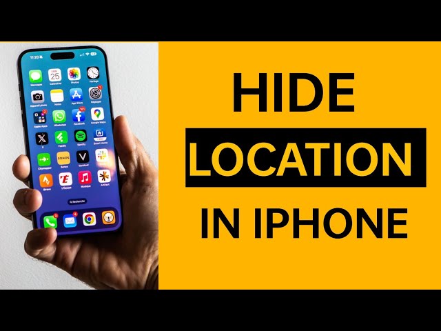 Hide Location in iPhone | turn off location in iphone