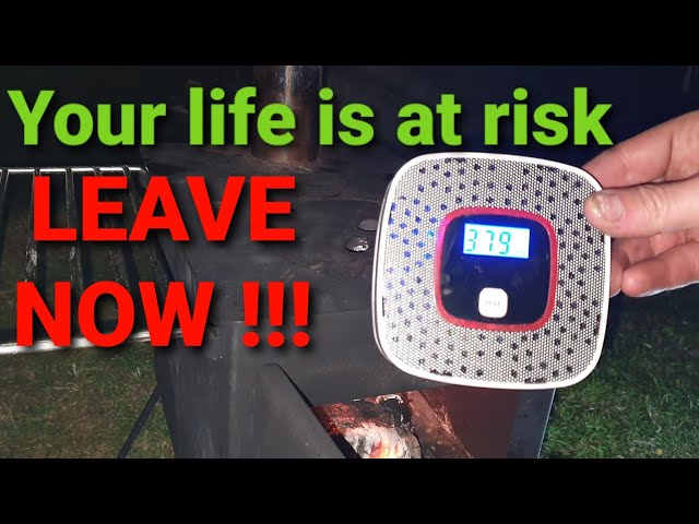 Carbon monoxide detector for stove tents & tent heaters stay safe from carbon monoxide get a tester