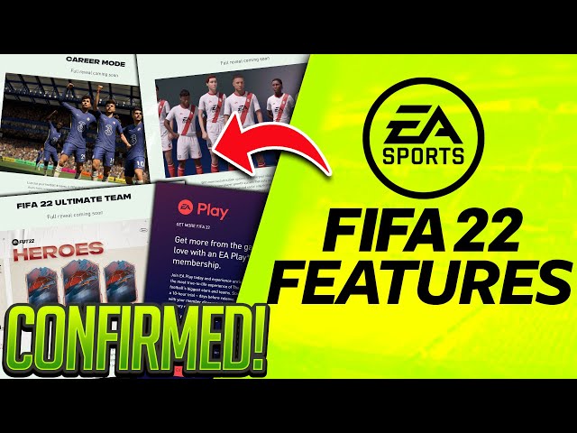 Everything CONFIRMED About FIFA 22 (FUT 22, Career Mode & Pro Clubs)