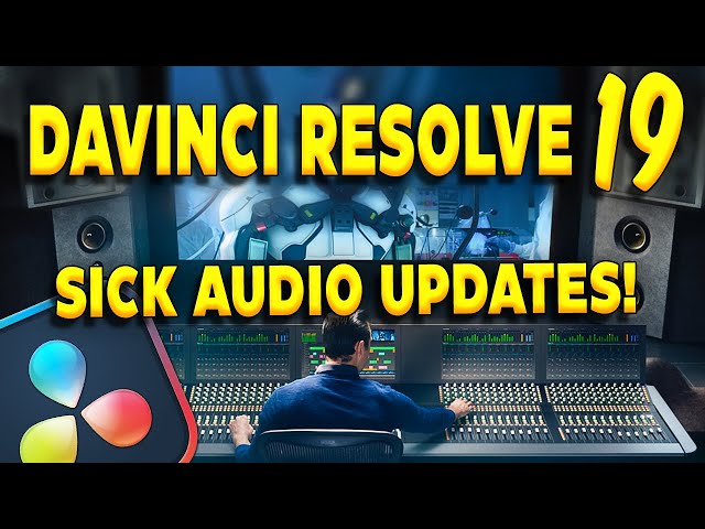 DaVinci Resolve 19 FAIRLIGHT Updates are SICK! Seriously, it's Awesome!