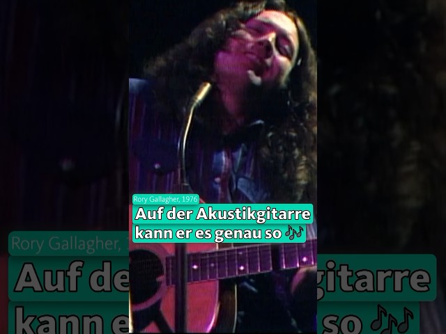 Rory Gallagher akustisch 🤩 Rory Gallagher – 1976 | Rockpalast