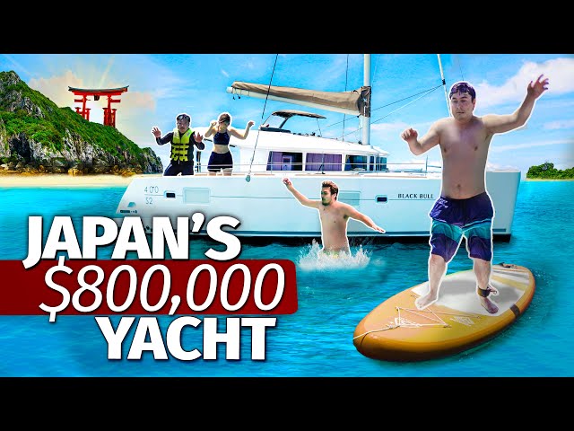 I Rented Japan's $800,000 PRIVATE Yacht for a Day | Okinawa