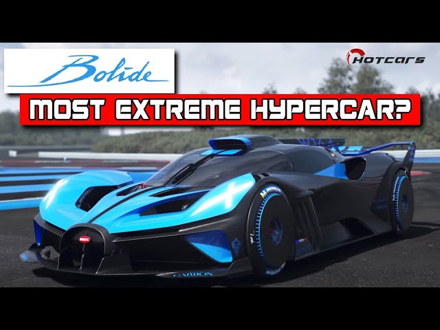 Why The Bugatti Bolide Is The Most Outrageous Hypercar Ever | HotCars News