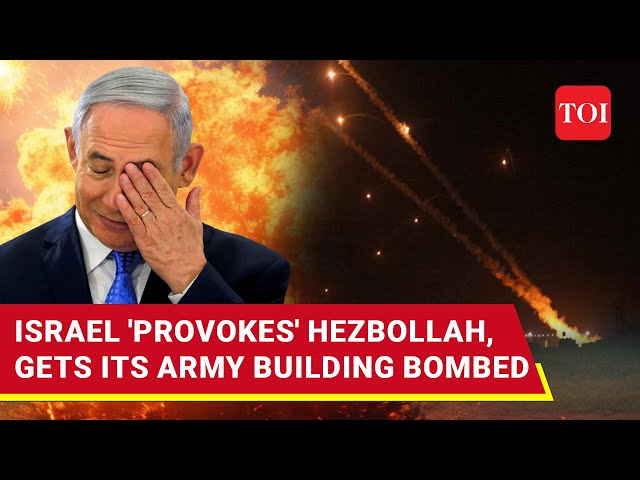 Hezbollah 'Pulverises' IDF Building After Israeli Air Force Attacked Its Sites In Lebanon | Watch