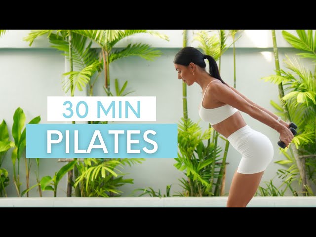 30 MIN FULL BODY WORKOUT || Power Pilates With Weights (Intermediate)