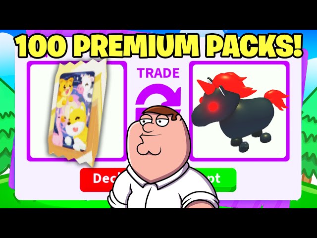 TRADING 100 PREMIUM TRADING CARDS! (Sticker packs!)